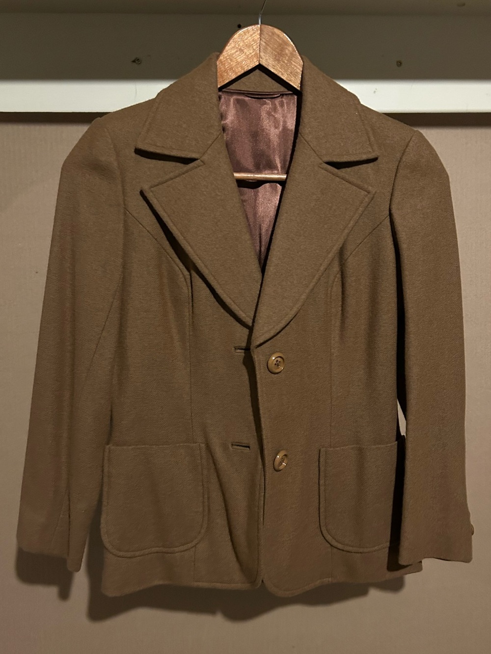 Vintage Women’s Brown Wool Coat